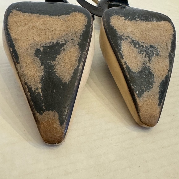 Vintage St. John Slingback Pointed Toe Pumps Shoes SZ 7.5 - Picture 14 of 16